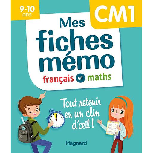 Mes fiches mémo Français et maths CM1