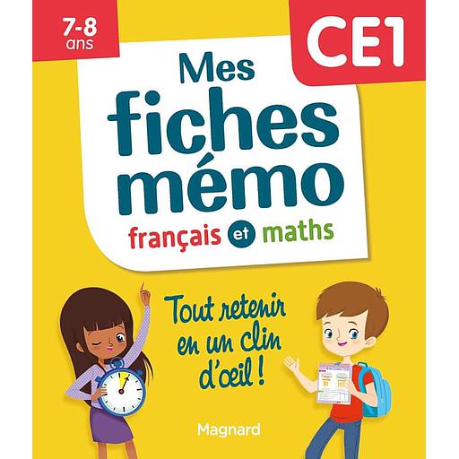 Mes fiches mémo CE1 Français et Maths
