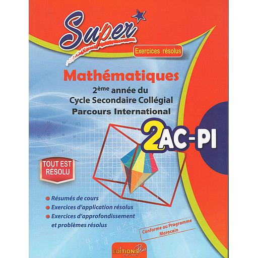 Super mathématiques exercices résolus 2 AC