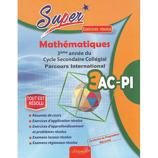 Super mathématiques exercices résolus 3 AC