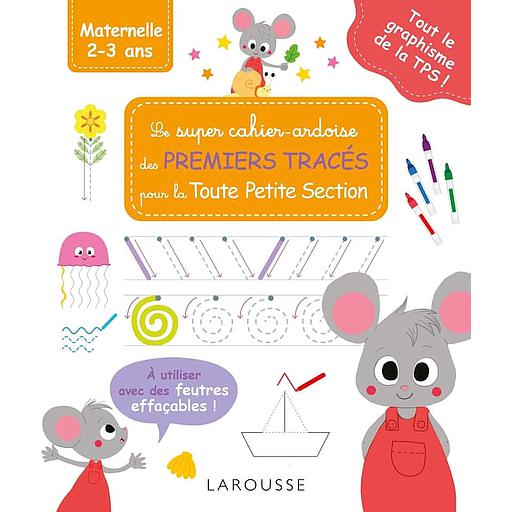 Le super cahier ardoise des premiers tracés pour la Toute Petite Section