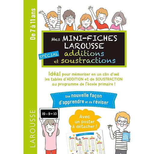 Tables d'addition et de soustraction