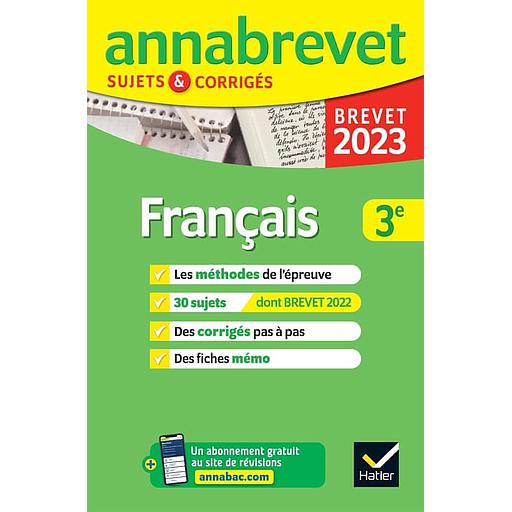 Français 3e  - Sujets & corrigés