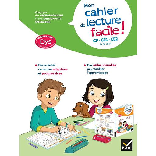 Mon cahier de lecture facile ! CP - CE1 - CE2