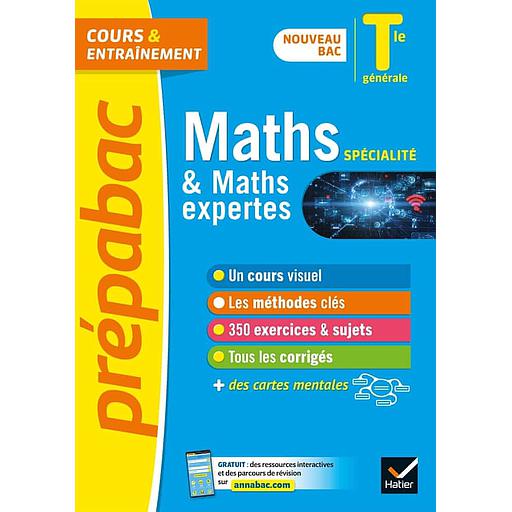 Maths et option Maths expertes Spécialité Tle générale