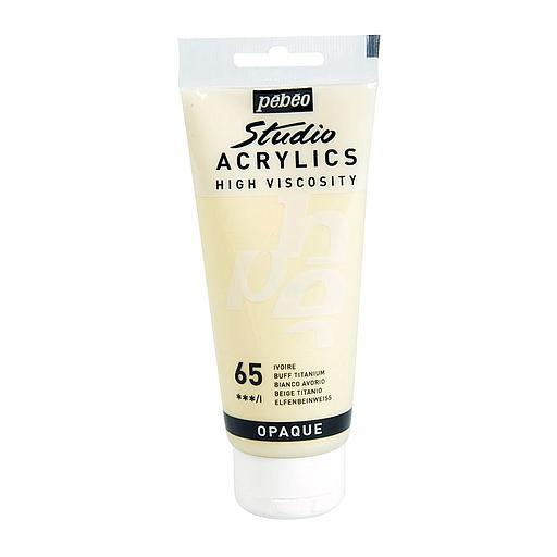 Peinture Acrylique Pébéo Studio 100 ml N°65 Ivoire