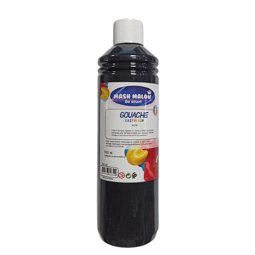 Gouache 500ML Mash malow Noir