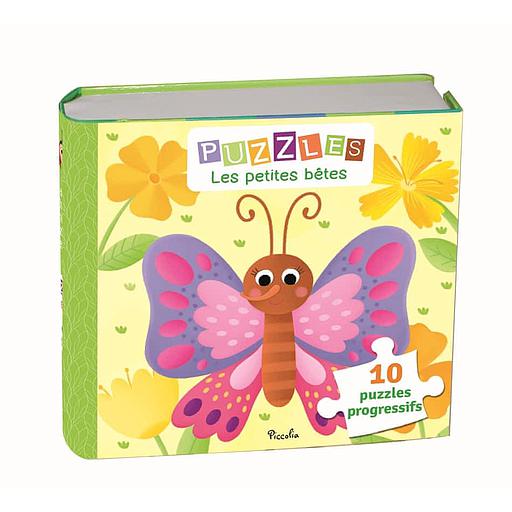 Puzzles Les petites bêtes  - 10 puzzles progressifs
