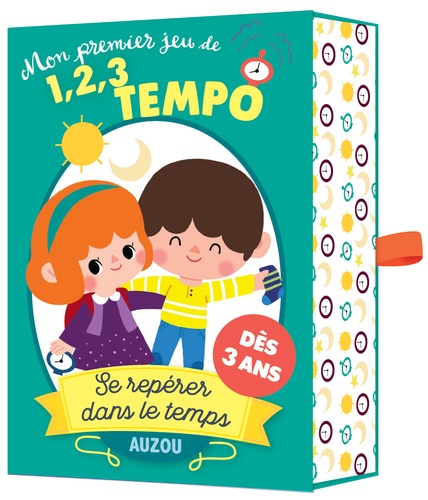 Mon premier jeu de 1, 2, 3 tempo  - Se repérer dans le temps, jeu de 36 cartes, dès 3 ans