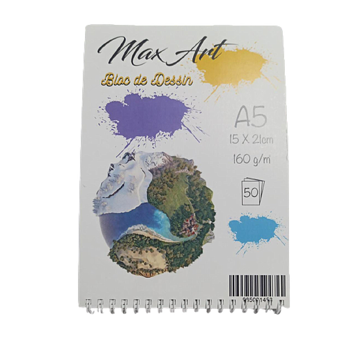 Bloc Dessin A5 160G Max Art 50F