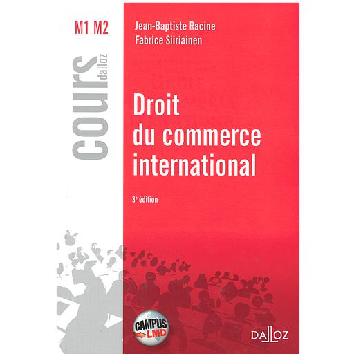 Droit du Commerce International 3e édit - Campus