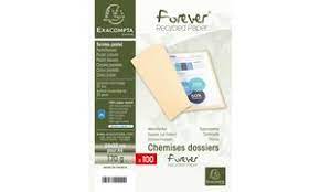 Paquet de 100 Chemises Cartonne Rose Fore ver 170G