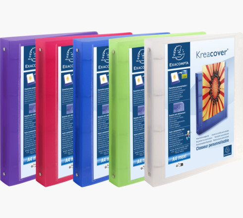 Classeur 4 Anneaux Polypro 24x32 Réf 51769E