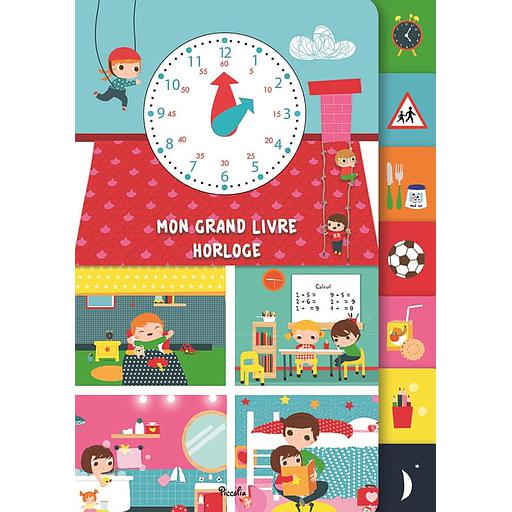 Mon grand livre horloge - Les premières notions