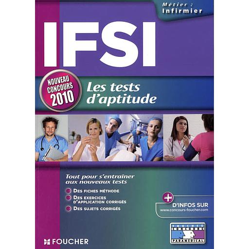 IFSI : Tests d'aptitude  - Concours d'entrée en Institut de formation des infirmiers
