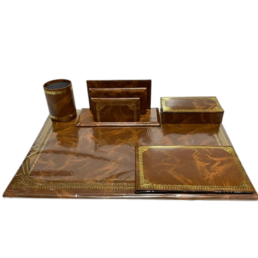 Sous Main avec Accessoires Marbre  5 PCS