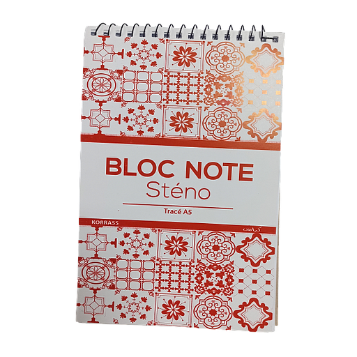 Bloc Sténo A5 100P Rayé