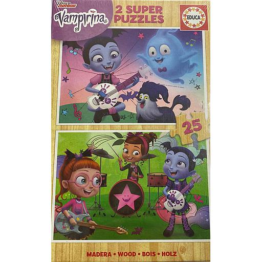 2 PUZZLES VAMPIRINA 25 PCS
