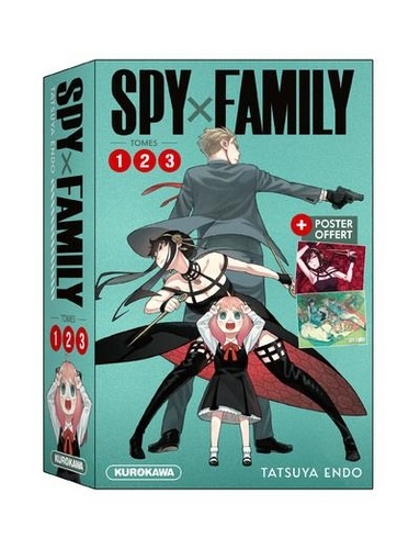 Spy X Family Tome 1, 2 et 3 - Coffret avec 1 poster inclus