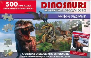 World of Discovery - Educational Jigsaw &amp; Book (Dinosaurs)