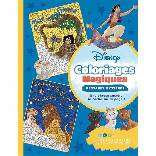 Disney  - Coloriages magiques - Messages mystères