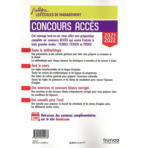 Concours Accès  - Tout-en-un