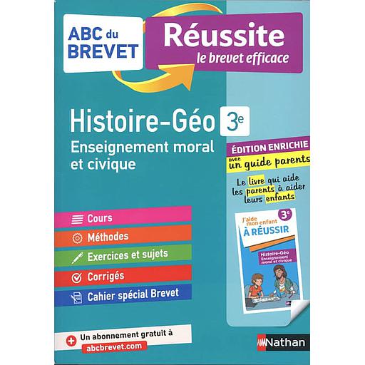 Histoire-Géographie, Enseignement moral et civique 3e  - Avec un guide parents