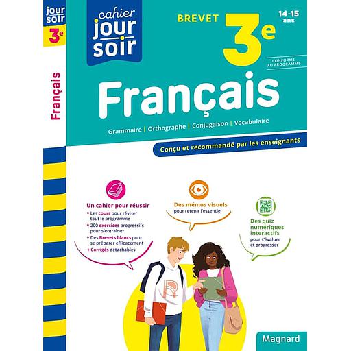 Cahier du jour/Cahier du soir Français 3e Brevet