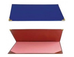 Sous Main de Bureau Plein Simili Coins Dores 60*40