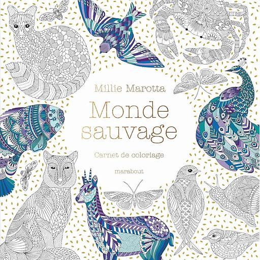 Monde sauvage  - Carnet de coloriage