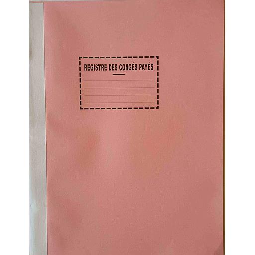 Registre des congés payés