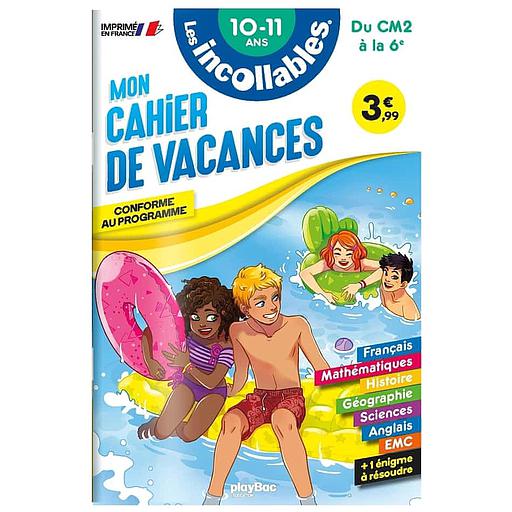 Mon cahier de vacances du CM2 à la 6e  - 10-11 ans