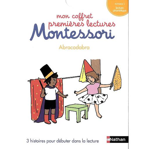 Mon coffret premieres lectures Montessori : ( Abracadabra ; - Berk- le drone ! ) niveau 1