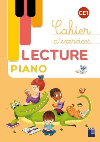 Lecture Piano CE1  - Cahier d'exercices