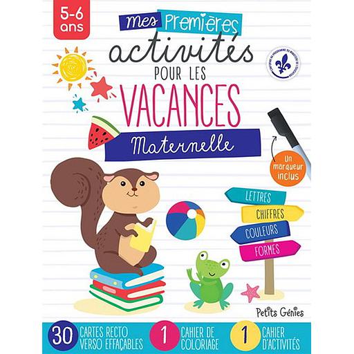 Mes premières activités pour les vacances maternelle