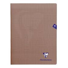 Cahier pique 48 P 24*32 Polypro Marron