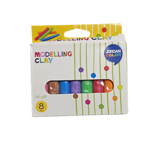 Boite pate a modeler de 8 Couleurs 120G