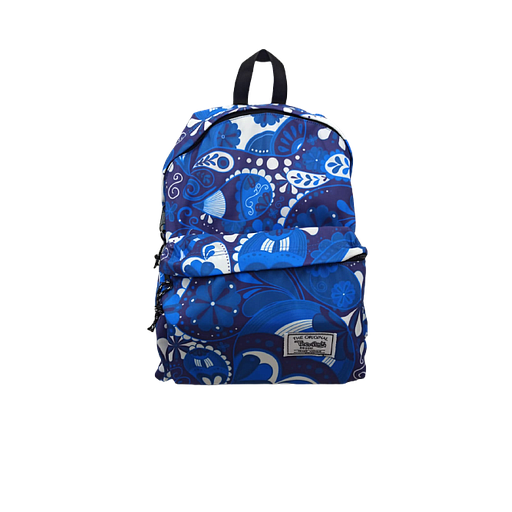 Sac à Dos Padded Motif Fleurs Bleu N°05