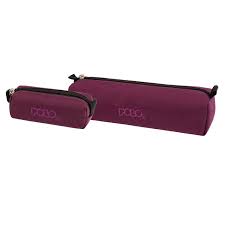 Trousse Polo Wallet Tissu Jean Bordeau