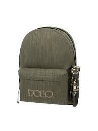 Sac à Dos Polo Double Scarf Tissu Vert Kaki