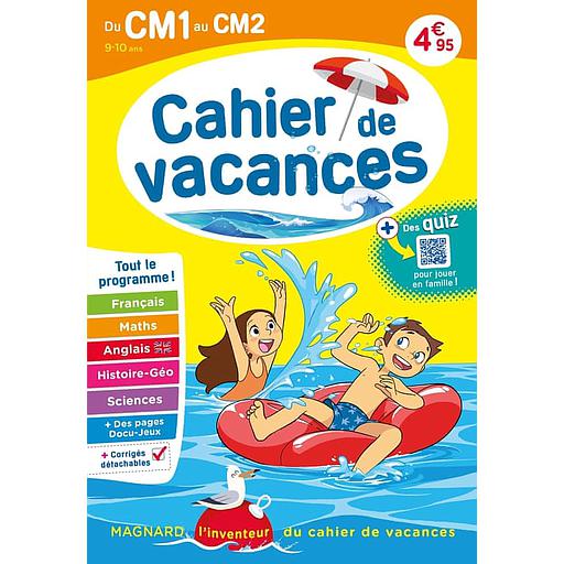 Cahier de vacances du CM1 au CM2