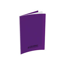 Cahier Pique Séyès 96P Conquérant Polypro Violet 90G 17*22