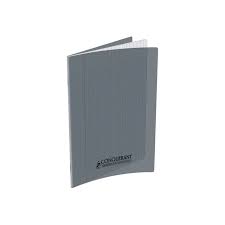Cahier Pique Séyès 96P Conquérant Polypro Gris 90G 17*22
