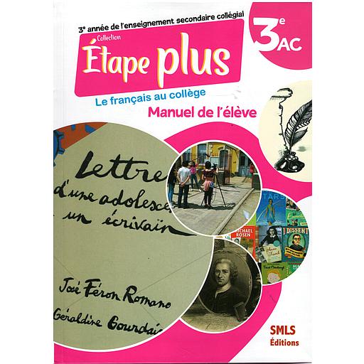 Etape plus Le Français au collège 3AC - Manuel