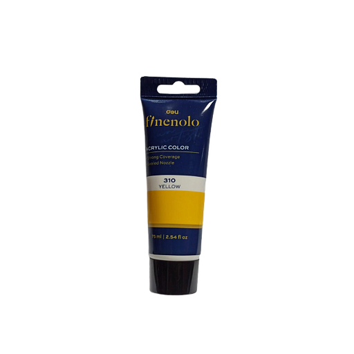Peinture Acrylique 75ML Deli Jaune