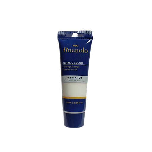 Peinture Acrylique 75ML Deli Blanc