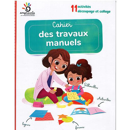 Empreinte cahier des travaux manuels maternelle 4/5 &amp; 5/6