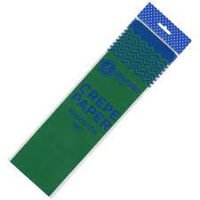 Papier Crépon métallisée Vert