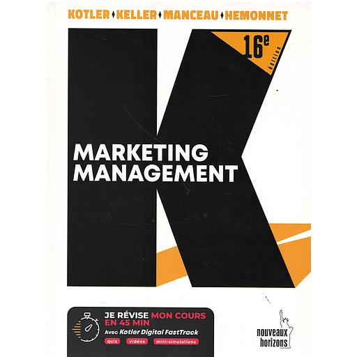 Marketing Management 16e édition Kotler