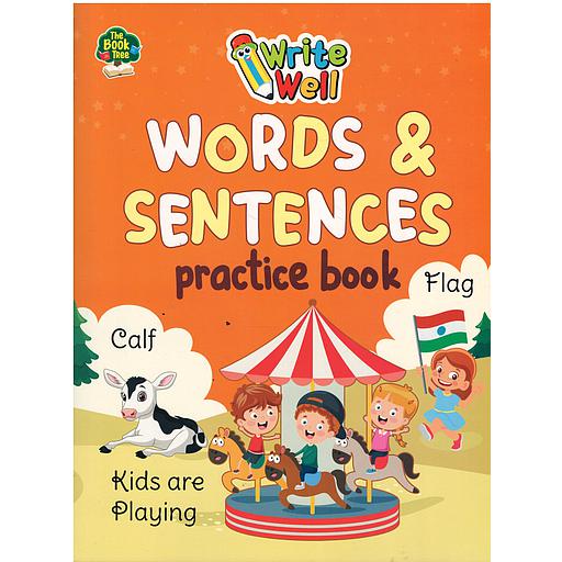 WORDS AND SENTENCES practice book